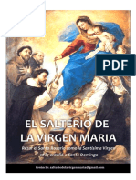 El Salterio de La Virgen Maria: Rezar El Santo Rosario Como La Santísima Virgen Se Lo Enseñó A Santo Domingo