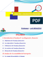 Analyse & Diagnostic Financier: Professeur: Lotfi BENAZZOU