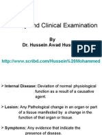 History and Clinical Examination