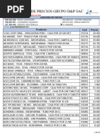 Lista de Precios Regulares 06.09.2022