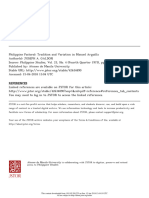 Philippine Pastoral - Tradition and Variation in Manuel Arguilla