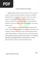 Etica 1 Entrega Codigo de Conducta 3a LTDA