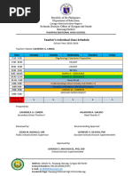 Individual Class Schedule MdsvDvADIANDA