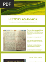 History As An AOK