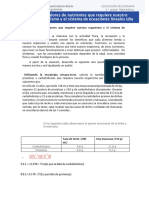 Resolución: Los Valores de Nutrientes Que Requiere Nuestro Organismo y El Sistema de Ecuaciones Lineales (Día 3)