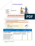 D4 A2 SESION Nos Informamos Sobre La Biodiversidad