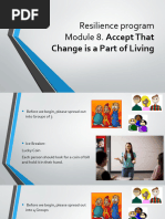 Module 8 Accepting That Change Is Part of Living