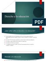 Derecho A La Educaciã N