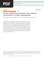 2021 JIANGEntropy Engineering Promotes Thermoelectric Performance in P-Type Chalcogenides