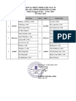 Jadwal Piket Libur