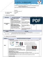 Sesion de Aprendizaje 3º