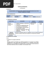 Sesion de Matemática 8 de Mayo