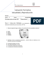 Evaluacion Formativa 7 A 7 B Ciencias Naturales