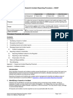 Hazard & Incident Reporting Procedure - HS307