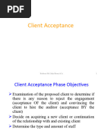 Client Acceptance