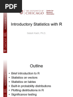 Introductory Statistics With R