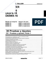 D65ex-16 Pruebas y Ajuste