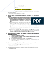 Cuestionario 4 - Contradicción de Tesis - CPM