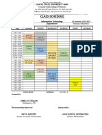 CLASS SCHEDULE ITD 1st Sem 2022 2023 Final