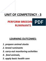 Unit of Competency - 3