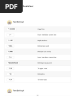 Eclipse Cheat Sheet