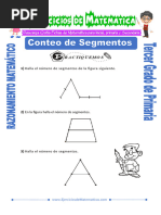 Conteo de Segmentos para Tercero de Primaria