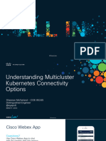 BRKETI-2003 - Understanding Multicluster Kubernetes Connectivity Options