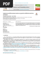 Laplacian and Brownian Motion On Positive Definit 2023 Statistics Probabil