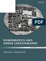 Michael P. Theophilos - Numismatics and Greek Lexicography-T&T Clark (2020)