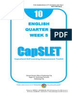 English Quarter 2 Week 5: Capsulized Self-Learning Empowerment Toolkit