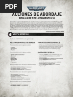 Acciones de Abordaje - Reglas de Reclutamiento