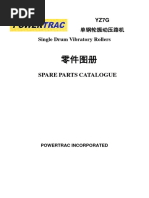 Powetrac YZ7G Vibratory Rollers Spare Parts Catalogue