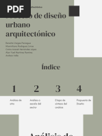 Proceso de Diseño Urbano Arquitectónico