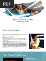 Big 5 Character Analysis - Obi Wan