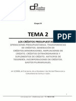 Tema 2 (G IV) AdmJuntaCyL Creditos Presuptrios 17032023