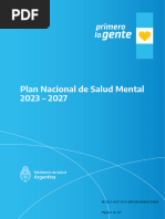 Plan Nacional de Salud Mental 2023-2027