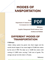 Modes of Transportation