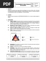 SG-PO-03 Procedimiento para Trabajos en Caliente