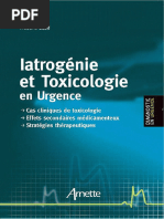 Iatrogénie Et Toxicologie en Urgence