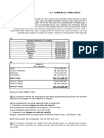 Orçamento e Controle - EXERCÍCIOS