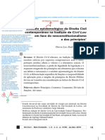 Estatuto Epistemologico Do Direito Civil Contemporaneo