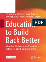 Education To Build Back Better - Book