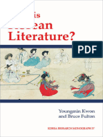 What Is Korean Literature Textbook 2023 2