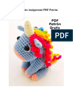 Bebe Unicornio Amigurumi PDF Patron Gratis