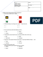 Soal & Kunci Jawaban PAT Kelas 1 Tema 5