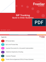 SIP Trunking - Quote To Vlocity Order Guideline - June2021