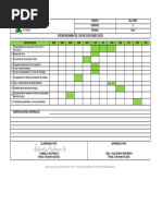 Cronograma de Capacitaciones