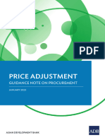 Price Adjustment Guidance Note On Procurement