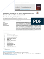 A Waste Heat Exchanger Fly Ash Particle Deposition Model With Dynamic Mesh and Random Function Method