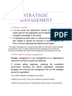 Strategic Management Chapter 1